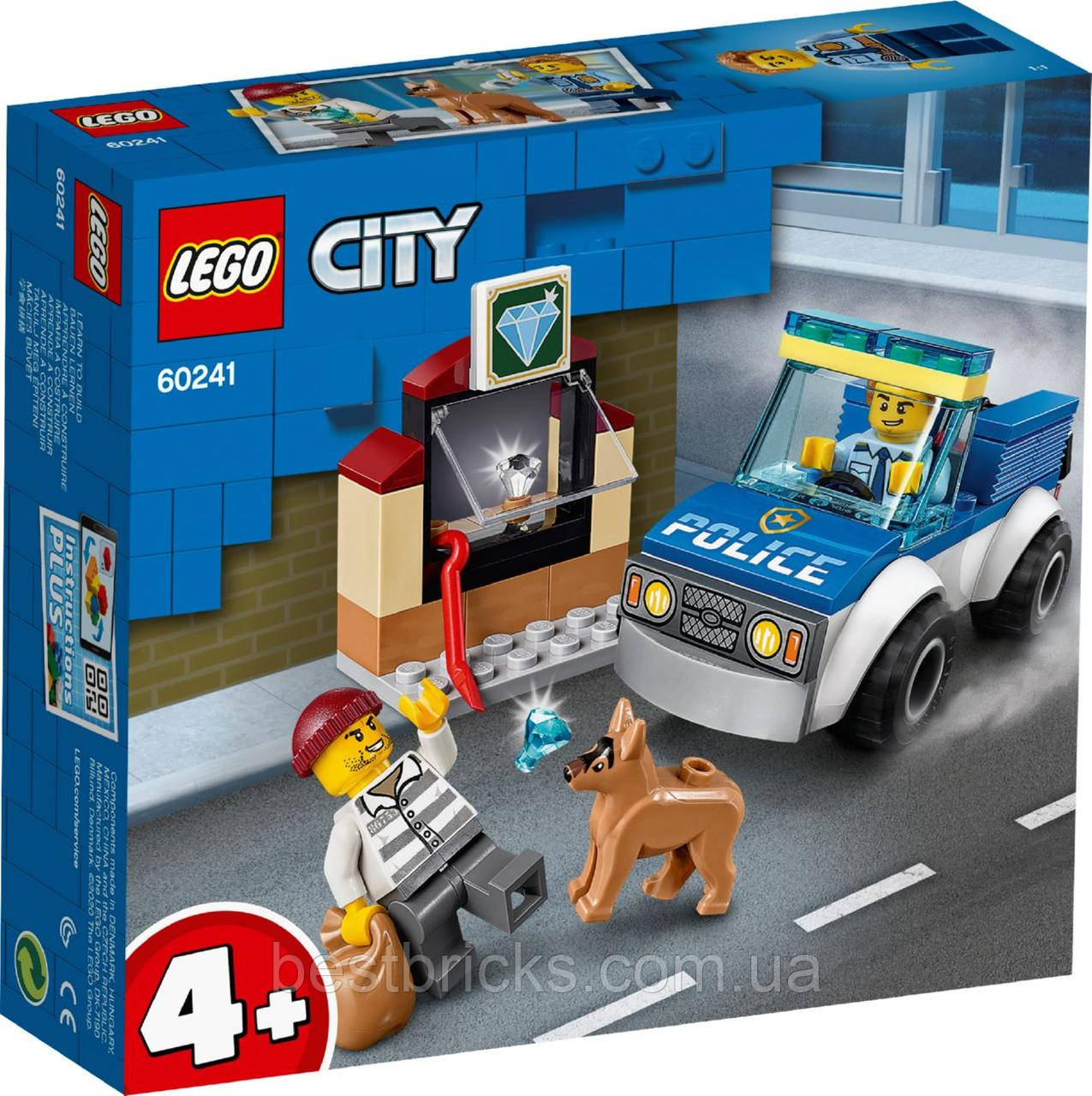 Lego City Поліцейський загін з собакою 60241, фото 1