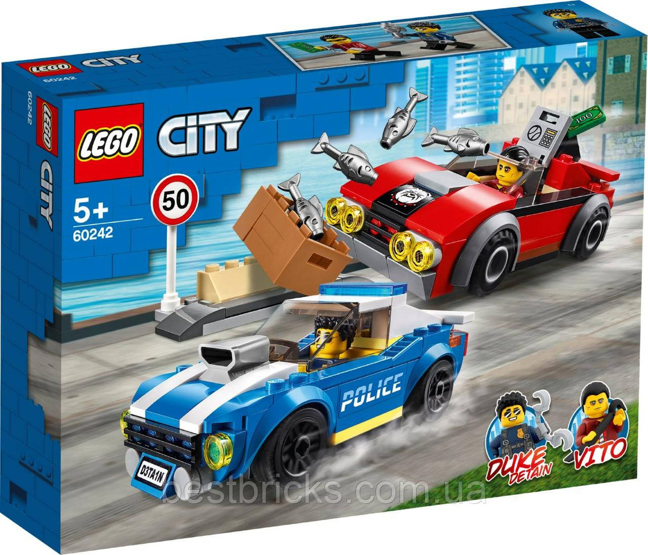 Lego City Арешт на шосе 60242