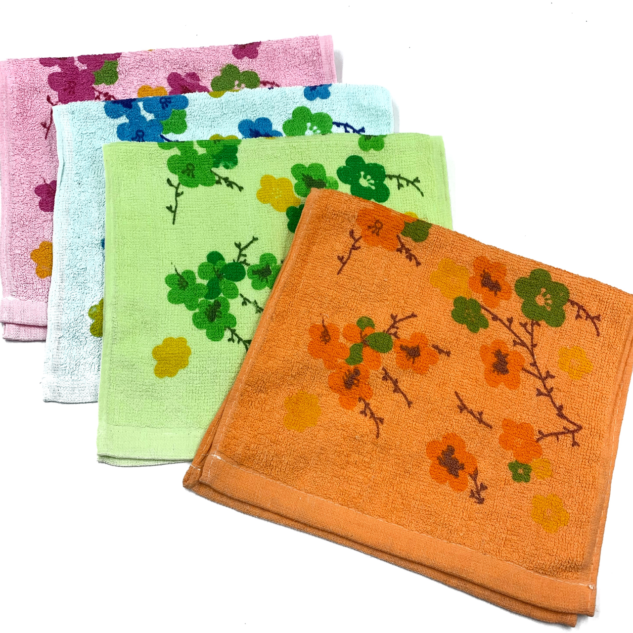 Кухонные махровые полотенца «Японский цветок» 25х50 см - в наборе 4шт. - фото 3 - id-p723349683