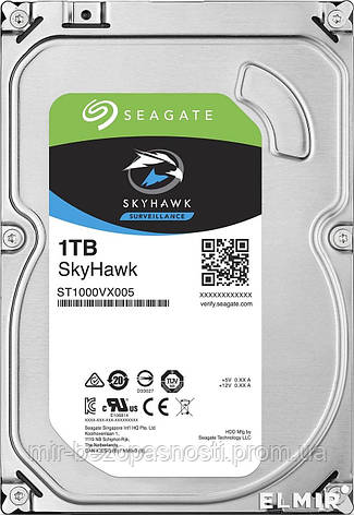 Жорсткий диск Seagate Skyhawk ST1000VX005 1Tb (Хіт продажів), фото 2