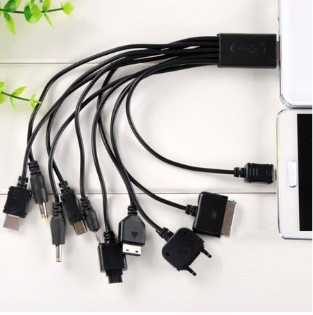 Універсальний USB шнур 10 в 1! Багатофункціональний кабель зарядки для різних пристроїв!
