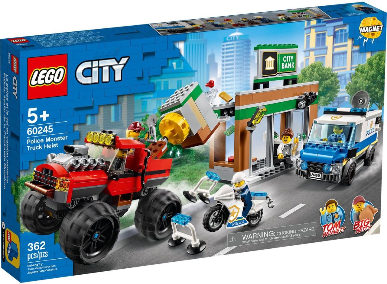 Lego City Ограбування поліцейського монстр-трака 60245