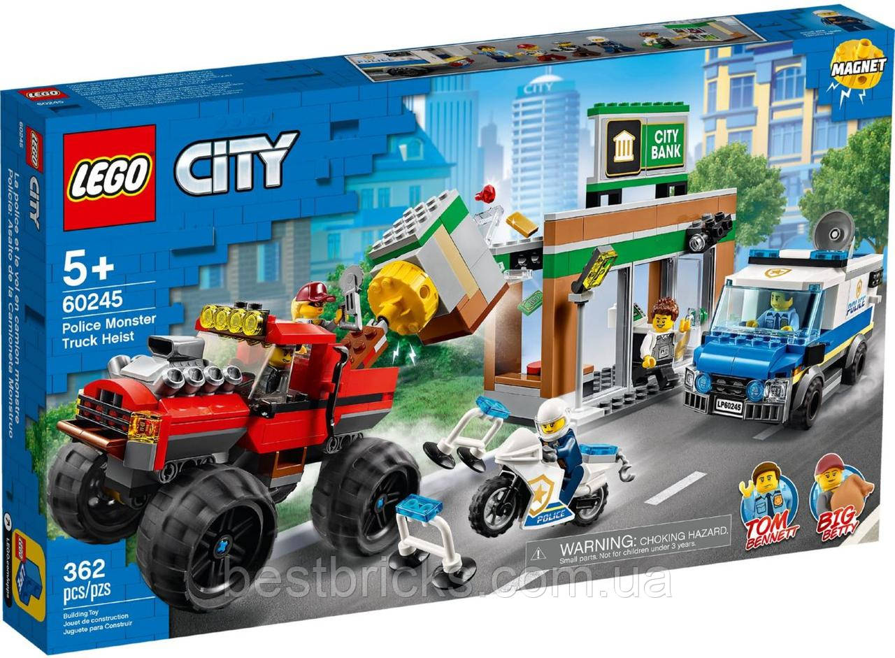 Lego City Пограбування поліцейського монстр-трака 60245, фото 1