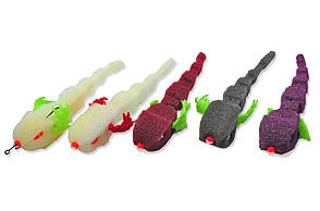 Набір принад Рибка поролонова Levsha NN 3D Ex Animator+ Під офсетний гачок VG/BLG/BRG/WR/WG