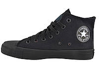 Кеды Converse All Stars Black Monochrome High M3310 (черные)