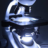 Мікроскоп оптичний професійний біологічний Optika B-292PLi 40x-1000x Bino Infinity (Італія), фото 7