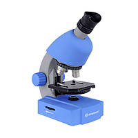 Мікроскоп повчальний для дитини дітей Bresser Junior 40x-640x Blue (Німеччина)