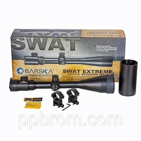 Приціл оптичний для полювання Barska SWAT Extreme 6-24x44 SF (IR Mil-Dot) (США)