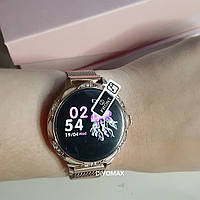 Уценка!Смарт часы M9 золото IP68 (водонепроницаемые) женские металлический браслет миланская петля