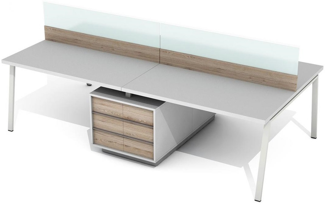 Стіл-робоча станція на 4 робочих місця Promo R14 ТМ Salita