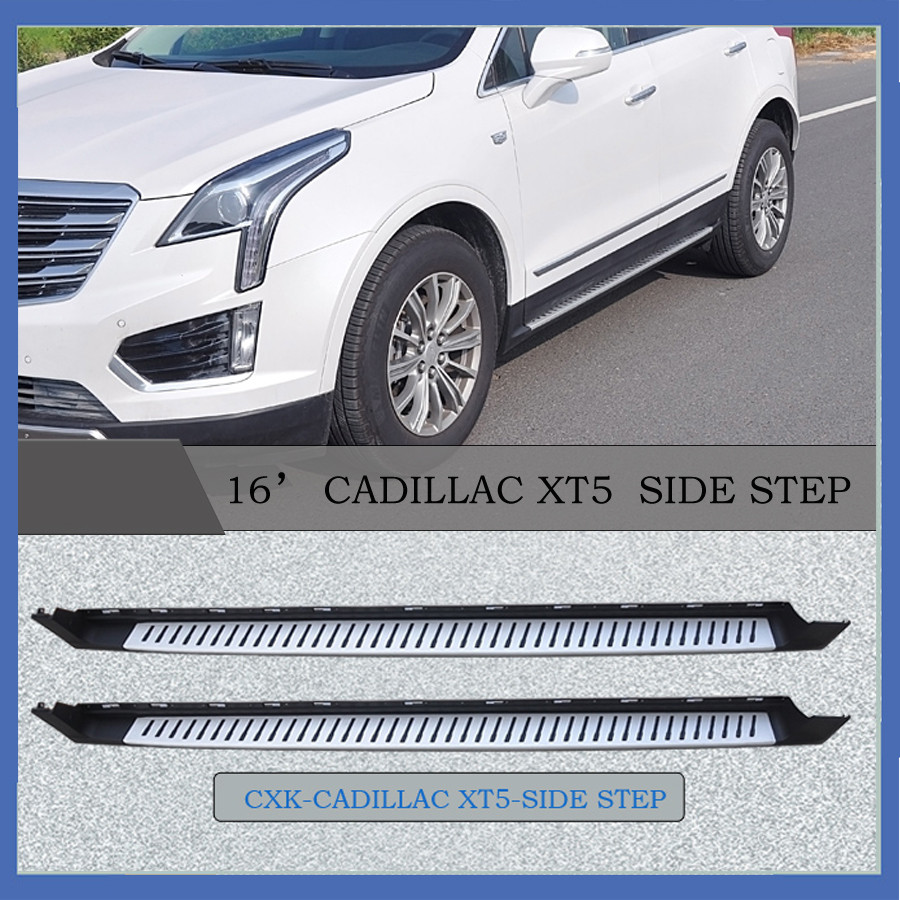 Боковые подножки ОЕМ 2 шт Cadillac XT5 (2016-...) - фото 3 - id-p1108731937