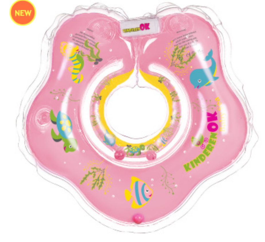 Круг для купання новонароджених Kinderenok Baby Sea Кораловий