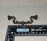 Меблева ручка камодна Ажур 96 мм, фото 8