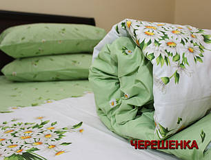 Сімейний набір бавовняного постільної білизни з Бязі "Gold" №156673 Черешенка™, фото 3