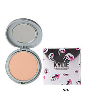 Компактная Пудра Kylie Powder Plus Foundation (Палитрами А(№1,3,5), В (№2,4,6)  СЕРЕБРЯНАЯ коробка