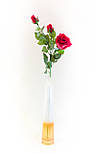 Штучна троянда-гілка, 73 см, червоний, тканина, пластик (630027), фото 5