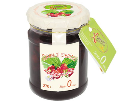 Джем полуниця, 270г , Корисна Кондитерська