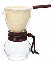 Крапельний заварник із коттоновим фільтром Hario, 480 мл, DPW-3