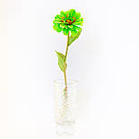 Маргаритка, Штучна гілка тканина, пластик, 50 см, зелений (630256), фото 3