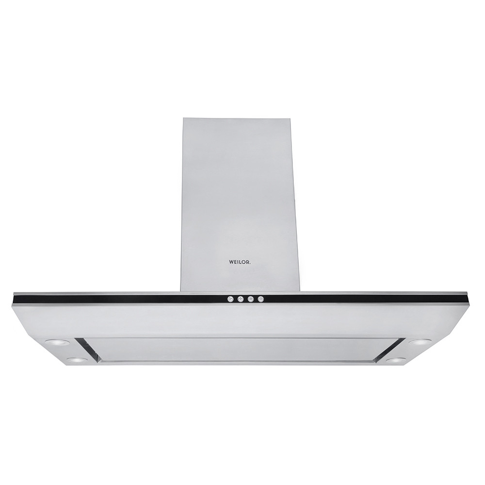 Потужна кухонна витяжка настінна декоративна Т-подібна WEILOR PWE 9230 SS 1000 LED, 90 см, фото 1