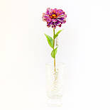 Штучна квітка Маргаритка, тканина, пластик, 50 см, фіолетовий (630263), фото 5
