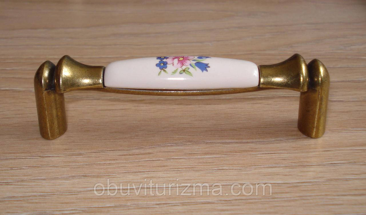 Меблева ручка кераміка Gamet UP20 G00AB- MLK -1, фото 1