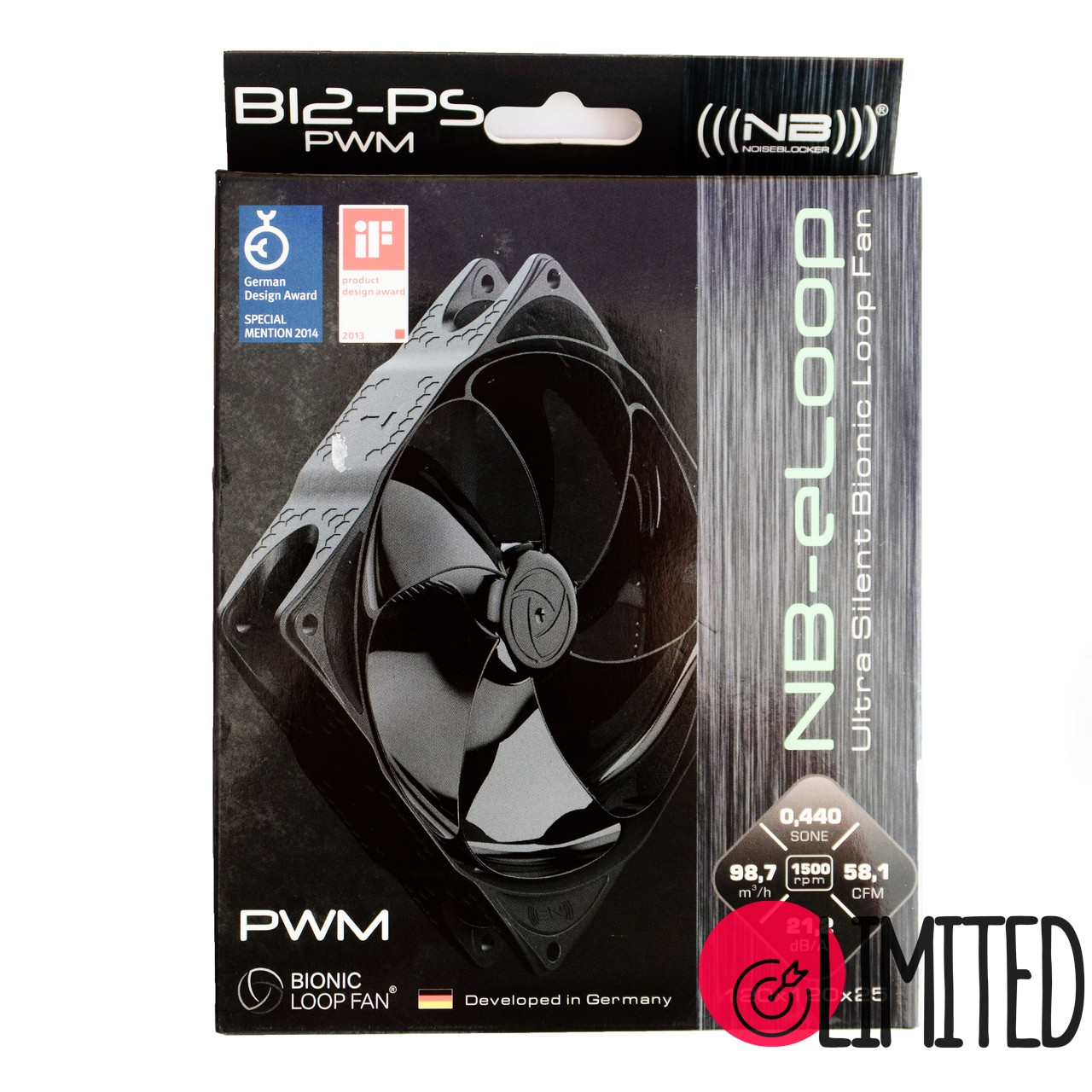 Вентилятор Noiseblocker ITR-B12-PS-BL