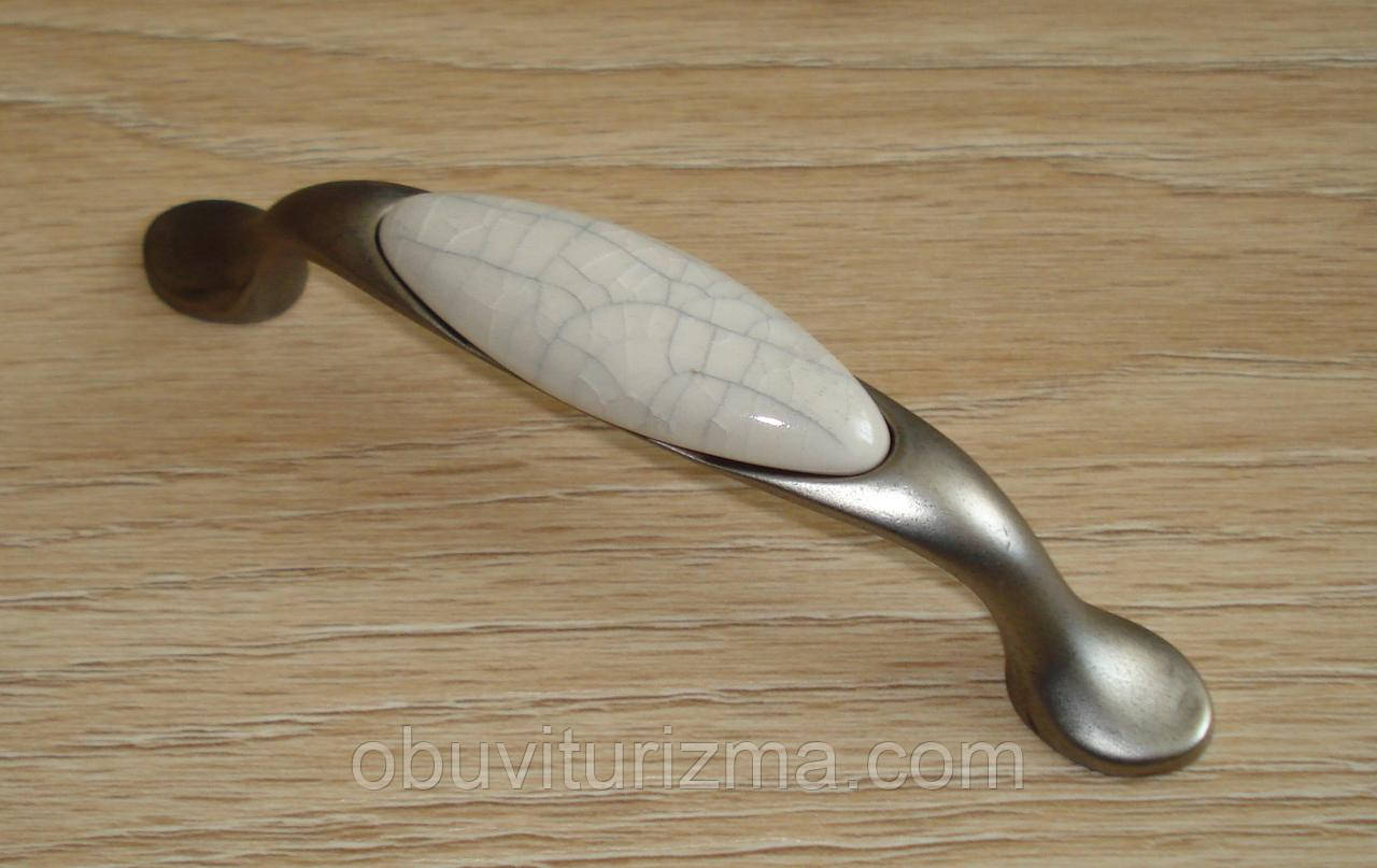 Меблева ручка кераміка Gamet UP19 GA-011 MLK-4, фото 1