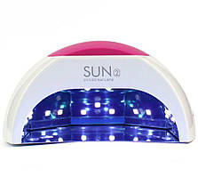 Лампа для нігтів Sun 2 UV/LED на 48 Вт з металевим дном