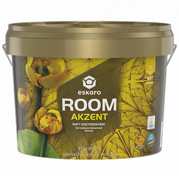 Фарба ESKARO Akzent Room TR інтер'єрна (матова), 9 л