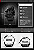 Спортивний годинник Skmei 1501 чорний з крокоміром Smart, фото 9