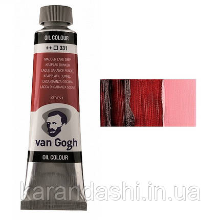 Фарба олійна Van Gogh, (331) Маренових червоний темний, 200 мл, Royal Talens, фото 1