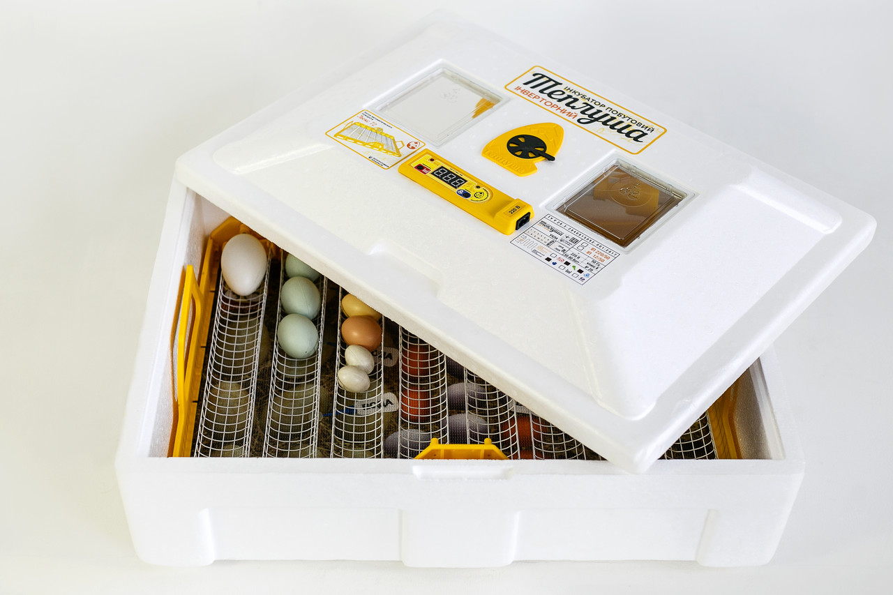 Инкубатор Теплуша Люкс-72 автоматический для всех видов яиц - фото 3 - id-p358769646