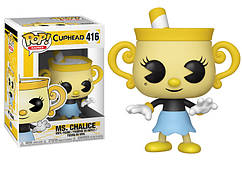 Фігурка Funko Pop Фанко Поп Чашкоголовий Міс Чаліс Cuphead Ms. Chalice 10 см Games C3 MC 416