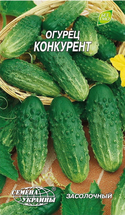 Огірок Конкурент 1г Насіння України, фото 1