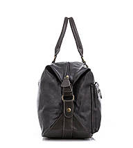Дорожня сумка з екошкіри David Jones CM3553 чорна для ручної поклажі, фото 3