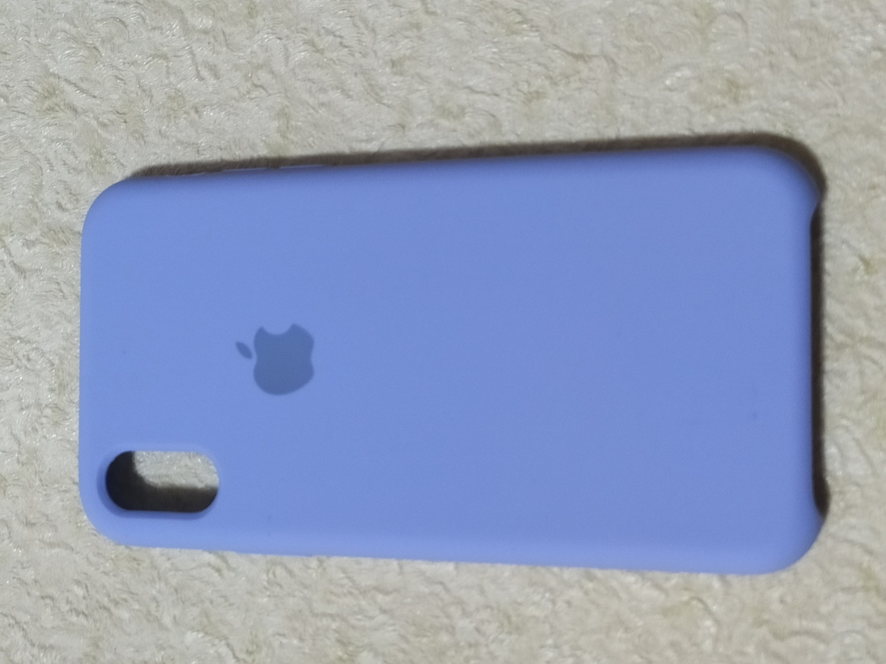 Накладка Silicon Case Original для iPhone X / XS 5.8 (бузковий)