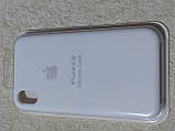 Накладка Silicon Case Original для iPhone XR 6.1 (білий), фото 3