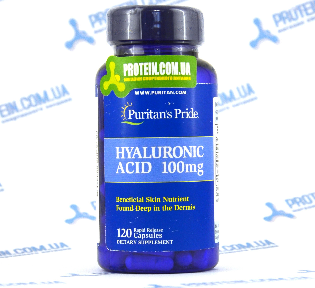 Гіалуронова кислота Puritans Pride Hyaluronic Acid 100 мг 120 капс
