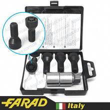 Болти секретки М14х1.25х28 Конус Чорне Обертове кільце Ключ 17 (2 ключі)