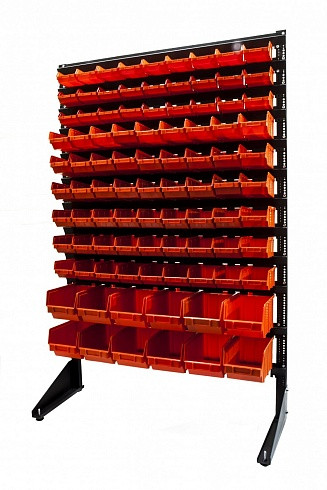 Стенд з лотками під кріплення і метизи 1500 мм