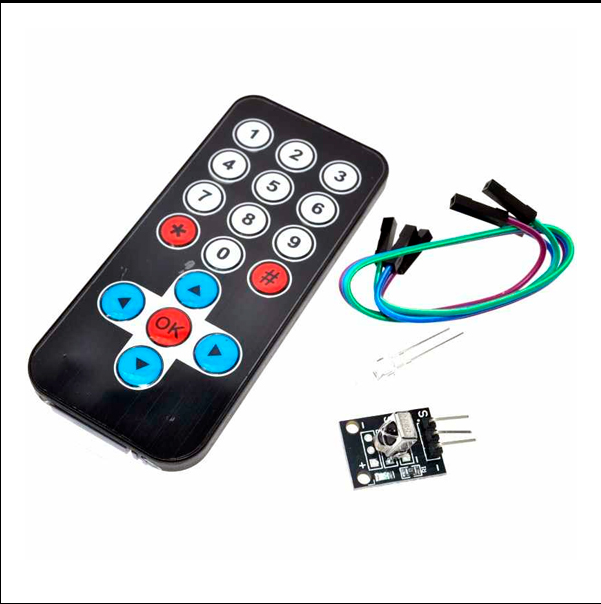 Інфрачервоний приймач, пульт, модуль HX1838 Arduino