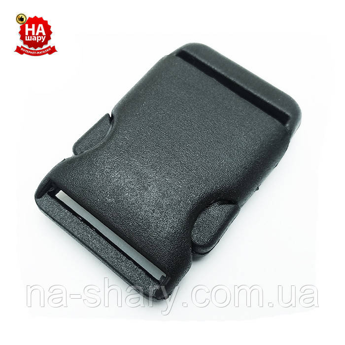 ФАСТЕКСИ ДЛЯ СУМОК 30 ММ. ФАСТЕКС НА РЮКЗАК. ПЛАСТИК ЧОРНИЙ