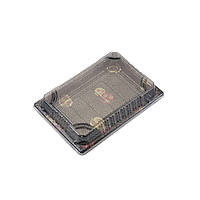 Контейнер для суші прямокутний 18,5х12,5х4 см із кришкою,50 шт./пач.