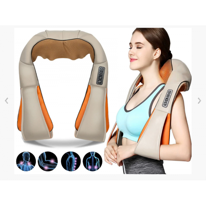 Роликовий масажер для шиї та плечей Massager of Neck Kneading