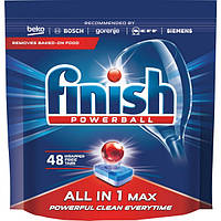 Таблетки для посудомийних машин Finish All-in-1 Max, 48 шт.