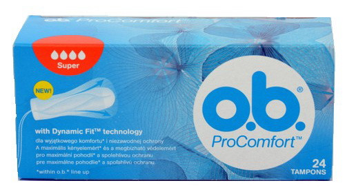 O.b. ProComfort Super тампони ***, 24 шт.