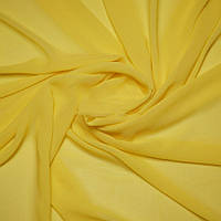 Шифон однотонний жовтий