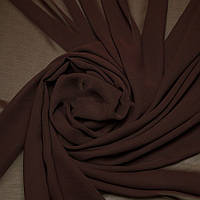 Шифон однотонний коричневий