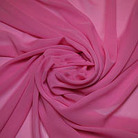 Шифон однотонний малиновий